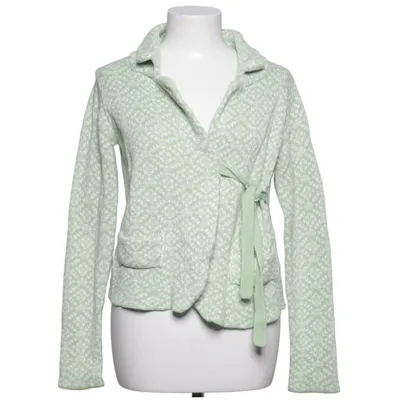 Cardigan cache-cœur (Vert, Blanc, Multicolore) de Playback Coton