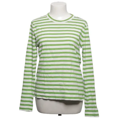 Long sleeve T-shirt (Green, White) from Arket Cotton