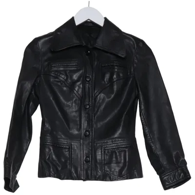 Läderjacka (Svart) från Malungs Skinn