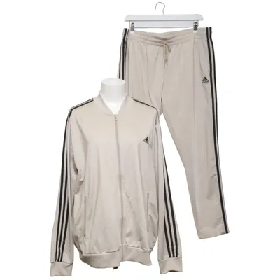 Sportssæt (Beige, Sort) fra Adidas Elastan, Genanvendt polyester