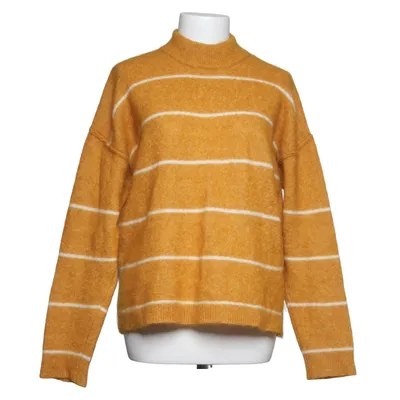 Sweater (Gul, Hvid) fra Second Female Elastan, Mohair, Polyamid, Uld