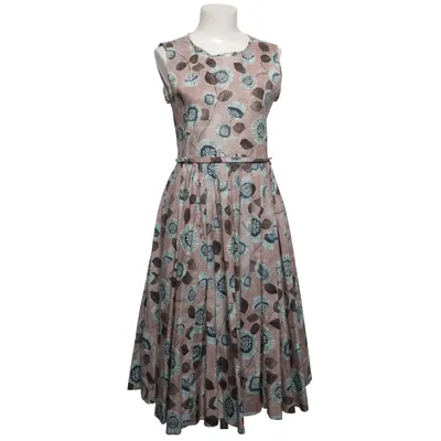 Robe (Beige, Multicolore) de 'S MaxMara Coton, Élasthane