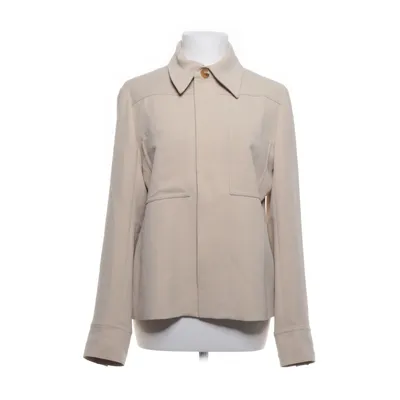 Skjortejakke (Beige) fra Marville Road Elastan, Polyester