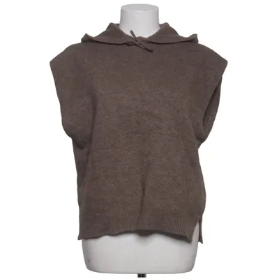 Sweat à manches courtes (Marron) de Frankie Shop Polyamide, Laine