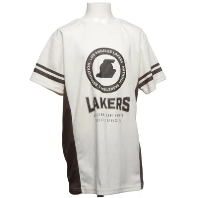 T-shirt (Wit, Bruin) van NBA Polyester