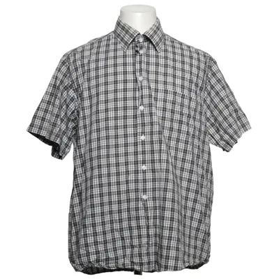Short sleeve shirt (Black, White, Green) from Carl William Cotton