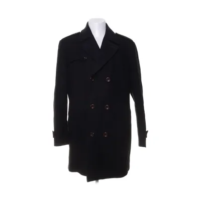 Frakke (Sort) fra Bertoni Uld, Nylon