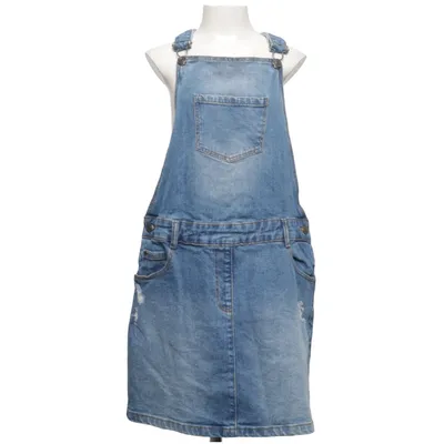 Dungaree dress (Blue) from Jonas Nielsen Cotton, Elastane, Polyester