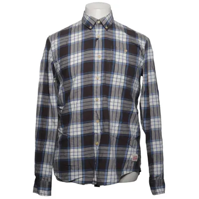 Chemise en flanelle (Bleu, Gris, Blanc) de Vailent Clothing Coton