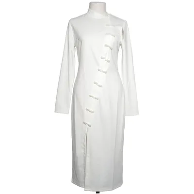Cheongsam (Vit) från Shein Elastan, Polyester