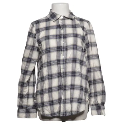 Flannel shirt (Blue, White) from H&M Cotton