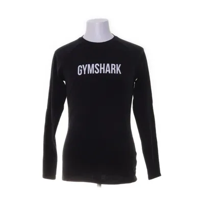 Langærmet t-shirt (Sort) fra Gymshark Bomuld, Elastan
