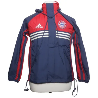 Regnjakke (Blå, Rød, Hvid) fra Adidas Polyamid, Polyester