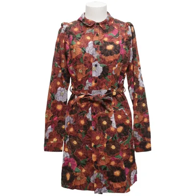 Shirt dress (Brown, Multicolored) from Shiwi Cotton