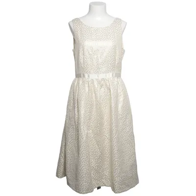 Dress (Beige) from Helene Berman London Acetate, Cotton, Metallic fiber, Polyester