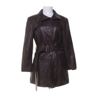 Leather coat (Brown) from Helium Leather, Polyester