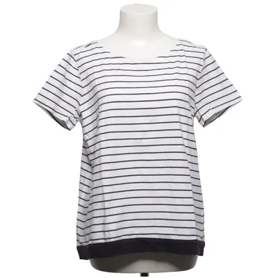 T-shirt (Wit, Zwart) van Women Essentials by Tchibo Katoen, Elastaan