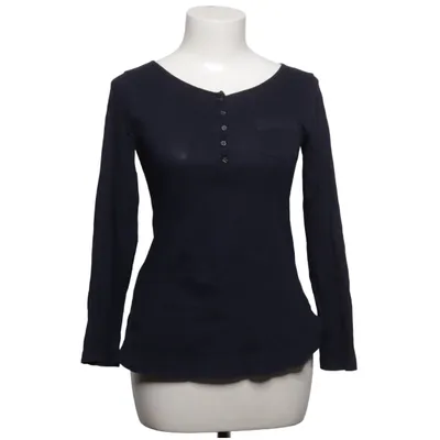 Henley T-shirt (Blå) fra Mango Basics Bomuld