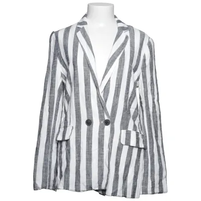 Blazer (Weiß, Grau) von Bershka
