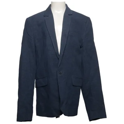 Blazer (Blauw) van H&M Katoen, Linnen, Polyester