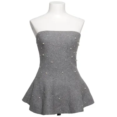 Tube top (Gray) from H&M Cotton, Elastane, Polyester, Wool
