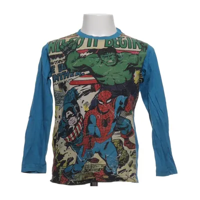 Långärmad t-shirt (Blå, Flerfärgad) från Marvel Bomull