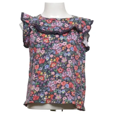 Top (Blue, Multicolored) from Nathalie Lété x H&M Cotton