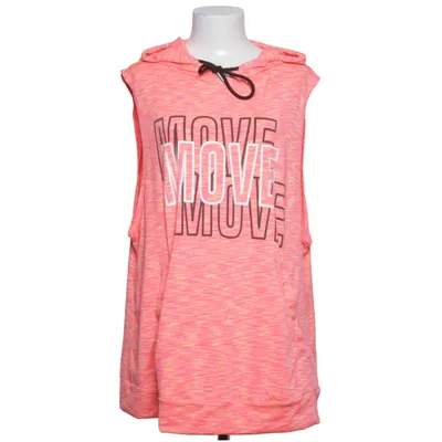 Kortärmad huvtröja (Rosa, Flerfärgad) från Shein Curve Elastan, Polyester