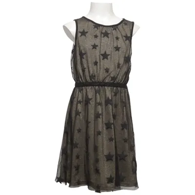 Dress (Black, Gold) from VRS Elastane, Metallic fiber, Polyester, Viscose