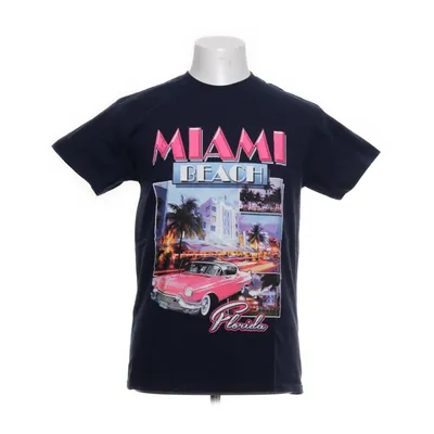 T-shirt (Blå, Flerfarvet) fra Gildan Bomuld
