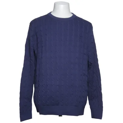Sweater (Blå) fra GANT Bomuld, Merinould