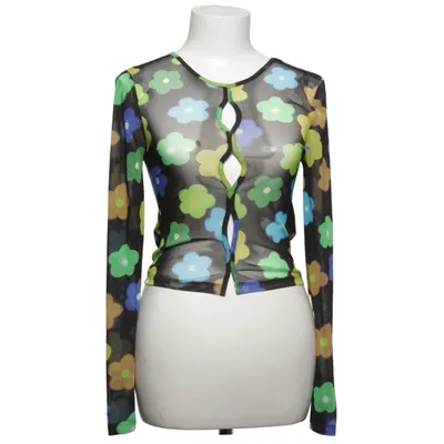 Haut (Noir, Multicolore) de Topshop Élasthane, Polyester