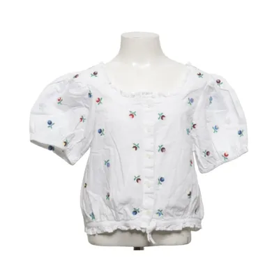 Dirndlbluse (Weiß, Mehrfarbig) von Zara Baumwolle