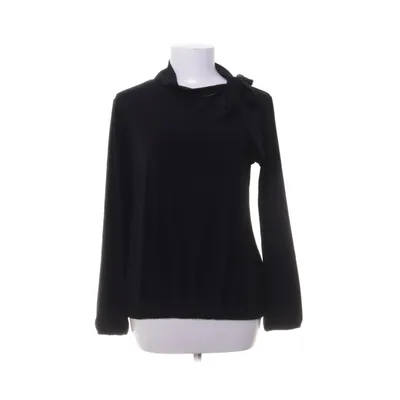 Pussy bow blouse (Black) from Angelle Milan Elastane, Polyester, Viscose