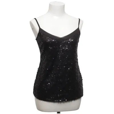 Tanktop (Zwart) van Marks & Spencer Elastaan, Polyester, Viscose