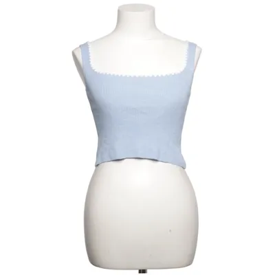 Crop top (Blå) från Made in italy Elastan, Viskos
