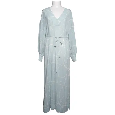 Långklänning (Blå, Vit) från Visual Clothing Project Elastan, Polyester