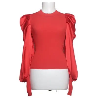 Top (Rød) fra Made in italy Elastan, Viscose