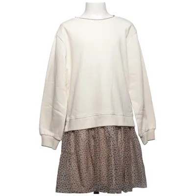 Dress (Beige, Brown, Multicolored) from H&M Cotton, Polyester