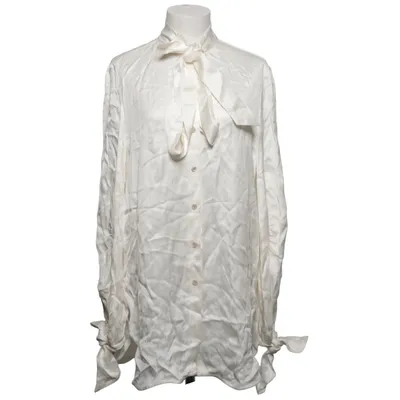 Schluppenbluse (Weiß) von By Malene Birger Viskose
