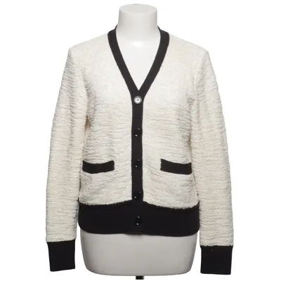 Cardigan (White, Black) from Sonia by Sonia Rykiel Acrylic, Cotton, Polyester, Wool