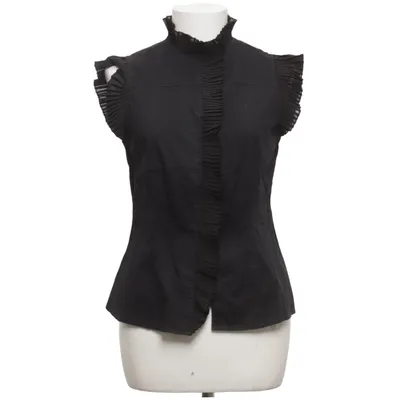 Top (Sort) fra Marks & Spencer Bomuld, Elastan, Polyester