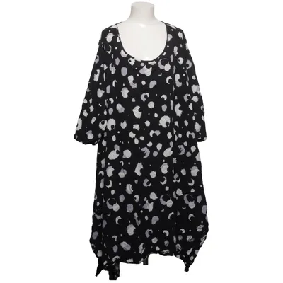 Dress (Black, White, Multicolored) from Ulla Popken Linen, Viscose