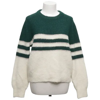 Sweater (Grøn, Hvid) fra In April 1986 Elastan, Polyamid, Genanvendt polyester, Uld