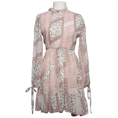 Jurk (Bruin, Wit, Meerkleurig) van Etika Fashion Polyester