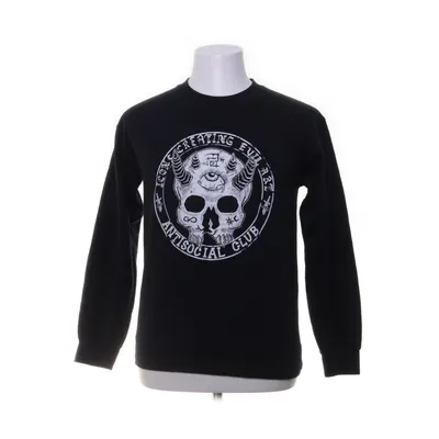 Sweatshirt (Sort) fra Gildan Bomuld, Polyester