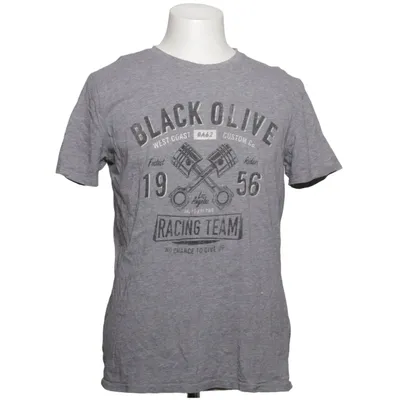 T-shirt (Grå) från Jean Pascale Bomull, Viskos