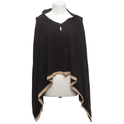 Poncho (Sort, Beige) fra Mei Bomuld