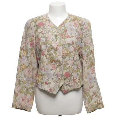 Blazer (Beige, Mehrfarbig) Acetat