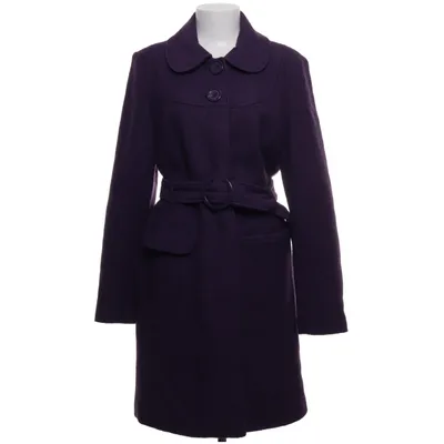 Coat (Purple) from Dorothy Perkins Polyester, Viscose, Wool